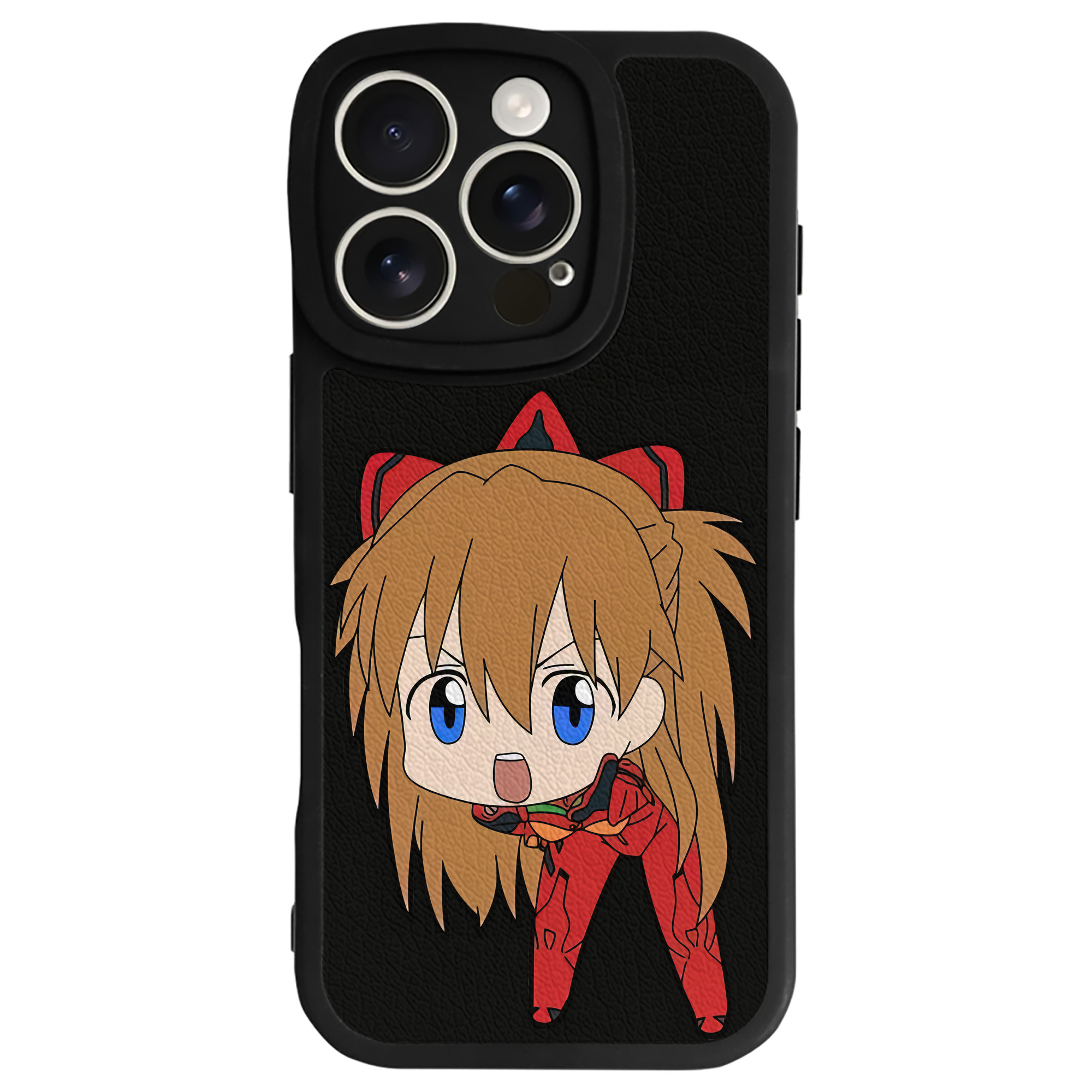 （画像用） EVA 新世紀エヴァンゲリオン 【iPhone 16シリーズ対応】シリコンスマホケース（レザー調） 材質：シリコン